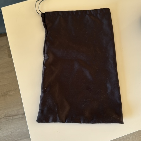 Prada Dust Bag Black Drawstring Satin 13x8.5 inches - Picture 6 of 8
